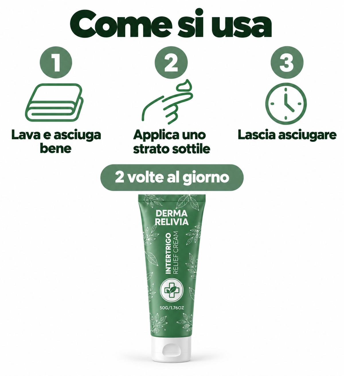 Derma Relivia Crema Lenitiva per Irritazioni da Sfregamento e Sudore