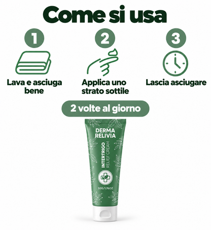 Derma Relivia Crema Lenitiva per Irritazioni da Sfregamento e Sudore