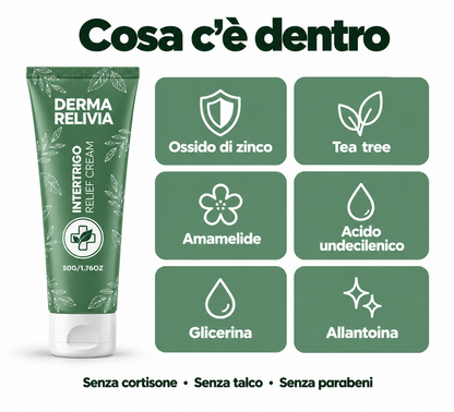 Derma Relivia Crema Lenitiva per Irritazioni da Sfregamento e Sudore