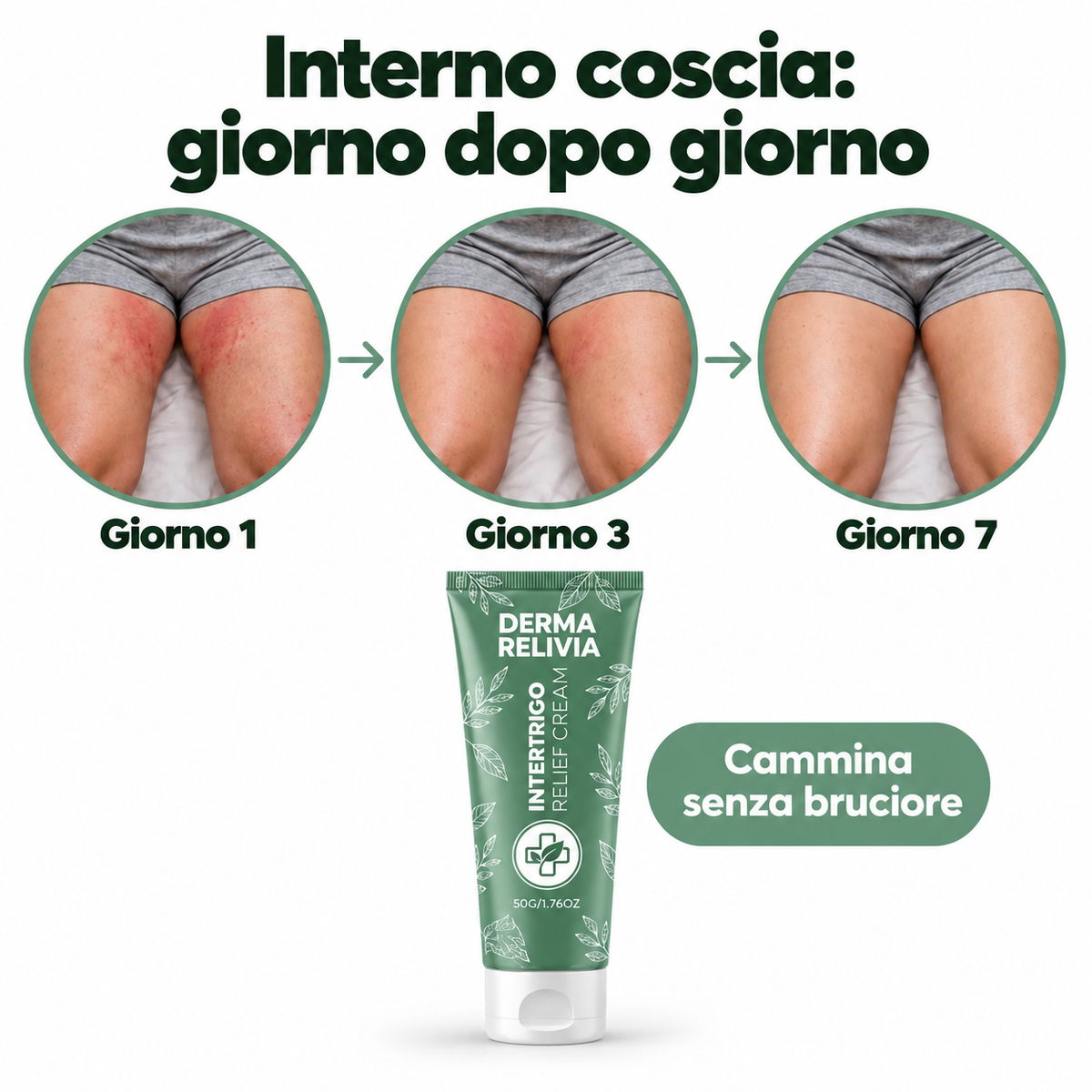 Derma Relivia Crema Lenitiva per Irritazioni da Sfregamento e Sudore