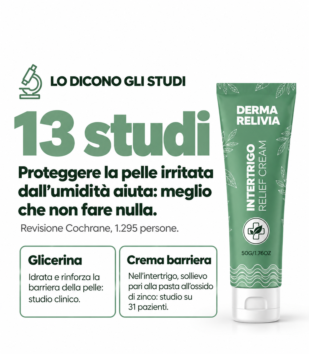 Derma Relivia Crema Lenitiva per Irritazioni da Sfregamento e Sudore